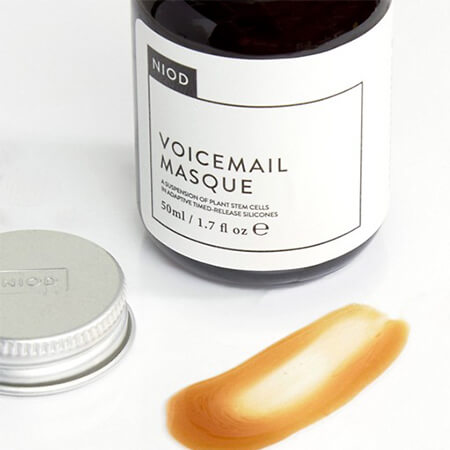 NIOD Voicemail Masque 50 ml.  เนื้อเจลลื่นๆ ใสๆ นุ่มมาก กลิ่นเหมือนขมิ้นผสมน้ำผึ้ง มีความออแกนิก มาส์กทั้งคืนตื่นมาผิวนุ่มทันที